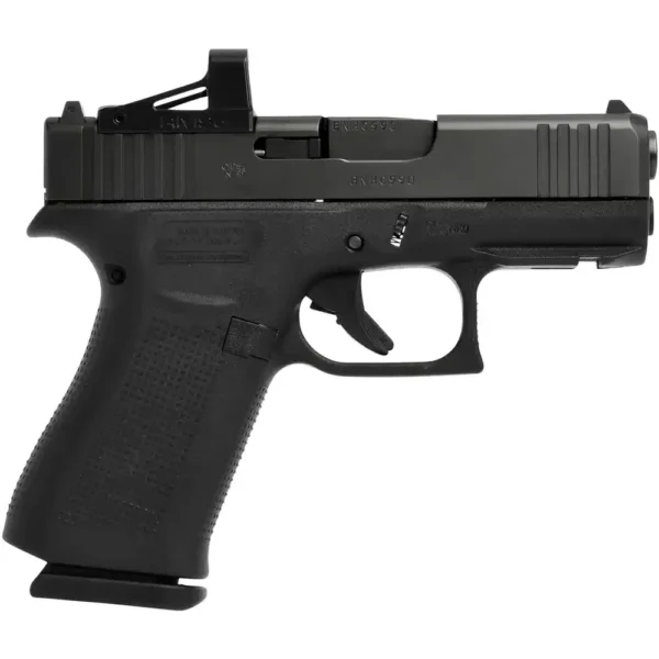 Glock 43X pistol with mounted RMSc Shield Red Dot sight. Glock 43X pistol with mounted RMSc Shield Red Dot sight.