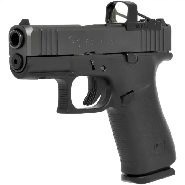 imgi_11_server Glock 43X pistol with mounted RMSc Shield Red Dot sight.