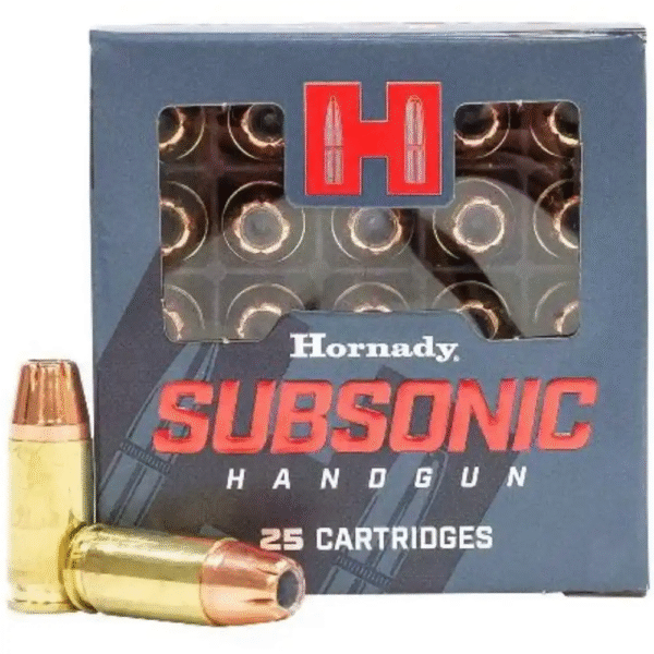 Hornady 9 mm Luger XTP Subsonic 9.52g_147grs (1) Hornady 9 mm Luger XTP Subsonic 9.52g/147grs