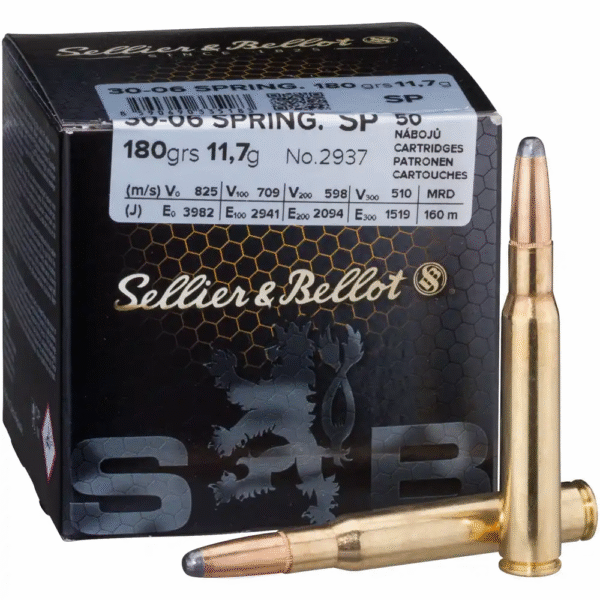 Sellier & Bellot .30-06 Spr. Partial jacket 11.7g_180grs_ Sellier & Bellot .30-06 Spr. Partial jacket 11.7g/180grs.