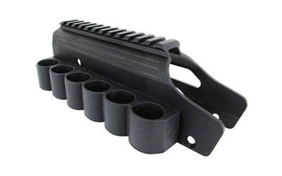 Lyman TacStar Shotgun Rail Mount with SideSaddle Black for Mossberg Lyman TacStar Shotgun Rail Mount with SideSaddle Black for Mossberg