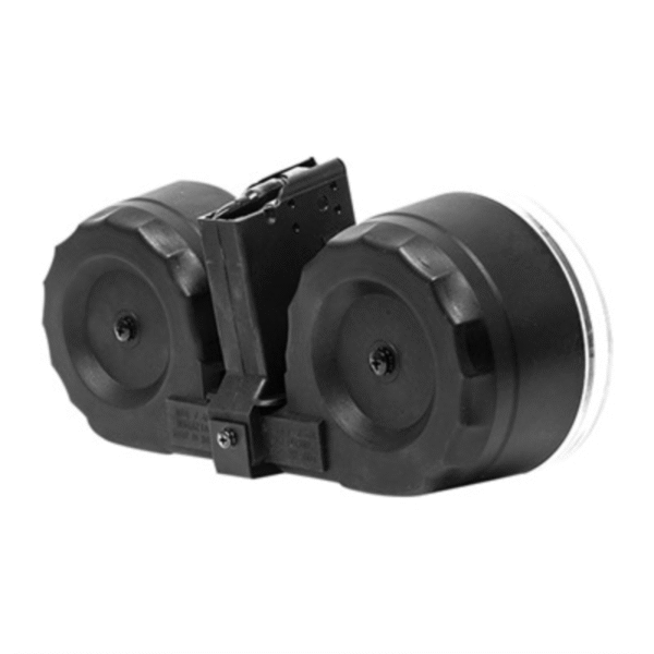 imgi_84_download_8_ KCI AR-15 Drum Magazine Gen 2 Black / Clear 5.56 100-Rounds