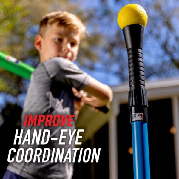 64060x-phase3-action.jpg Franklin MLB Foam Youth XT Batting Tee Set