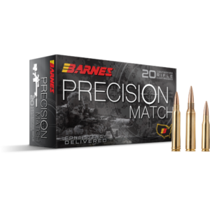 Barnes_Ammo_PrecisionMatch_Box-Cartridge-1.png Barnes Precision Match 6.5 Creedmoor / 140Gr