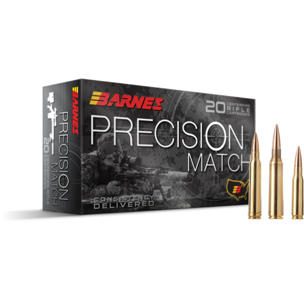 Barnes_Ammo_PrecisionMatch_Box-Cartridge-1.png Barnes Precision Match 6.5 Creedmoor / 140Gr