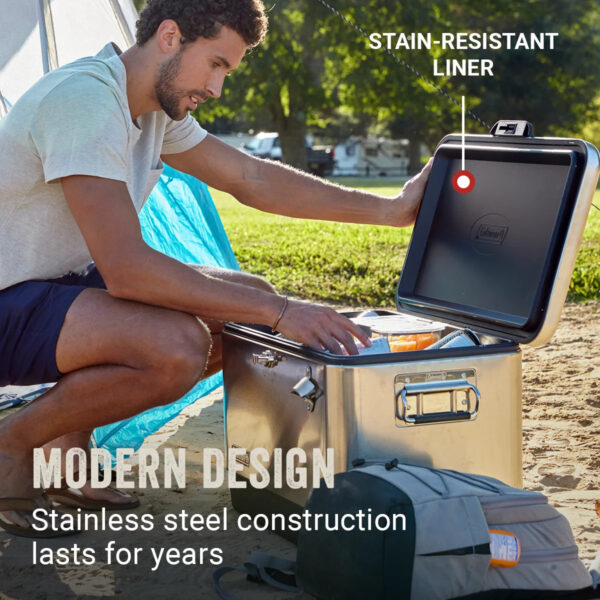 Coleman_SteelBelted_StainlessSteel_ATF2.jpg Coleman Reunion Stainless Steel Cooler 54Qt