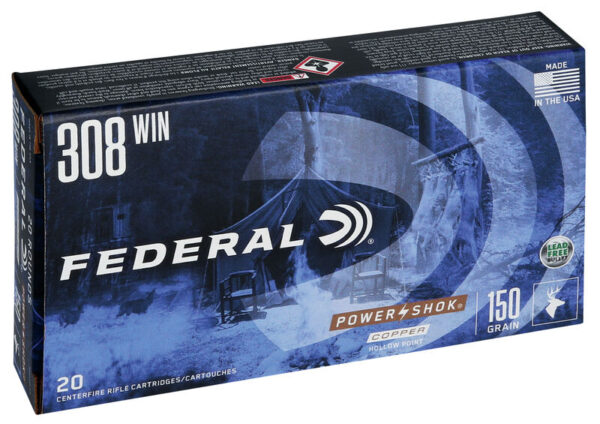 FP_308150LFA_308WinPowerShokCopperHollowPoint_Rm3.jpg Federal Power-Shok Copper .308Win / 150gr