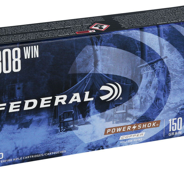 FP_308150LFA_308WinPowerShokCopperHollowPoint_Rm3.jpg Federal Power-Shok Copper .308Win / 150gr