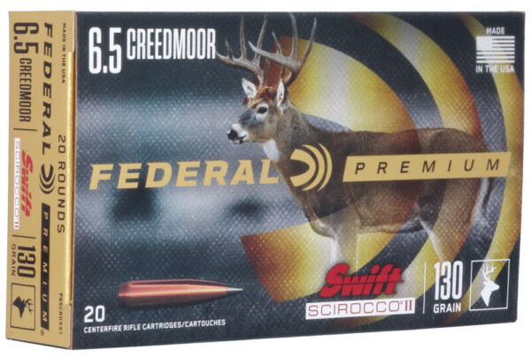 FP_P65CRDSS1_6.5CreedmoorSwiftScirocco_R.jpg Federal Swift Scirocco II 6.5 Creedmoor / 130Gr