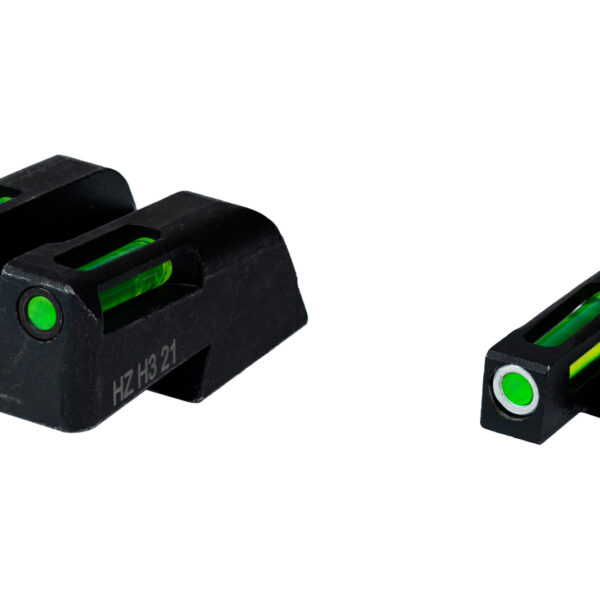 HIVIZ-LiteWave-H3-Tritium_Fiber-Optic-Sight-Set-for-Springfield-1911_SFN321_Angled.jpg HIVIZ® LiteWave H3® Tritium / Fiber-Optic Sight Set - Springfield 1911