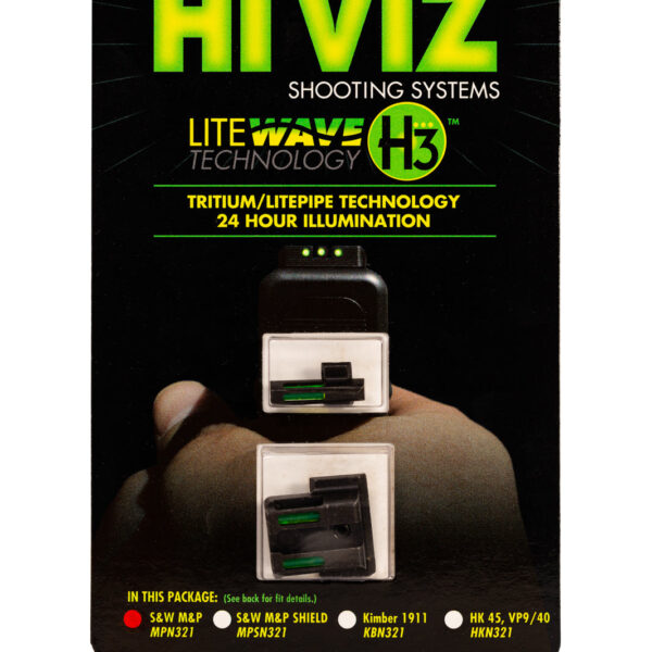 MPN321_PackagingContents.jpg HIVIZ® LiteWave H3® Tritium / Fiber-Optic Sight - Smith & Wesson M&P