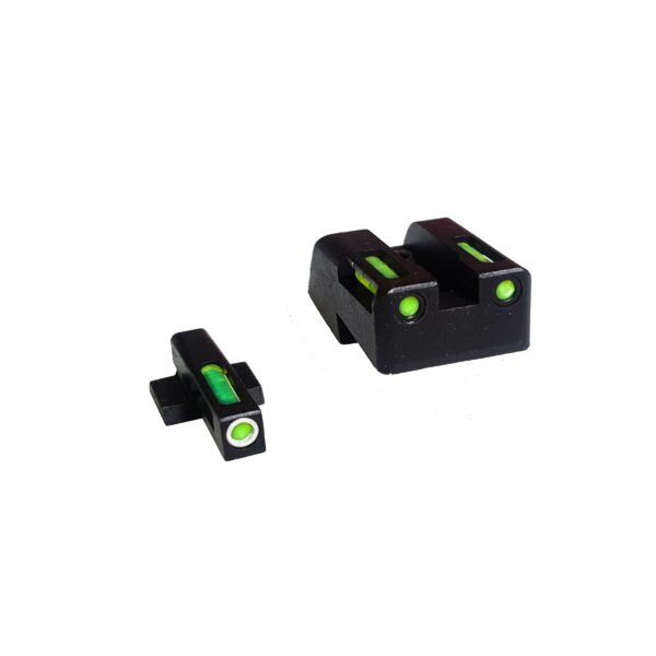 SFN321-1.jpg HIVIZ® LiteWave H3® Tritium / Fiber-Optic Sight Set - Springfield 1911