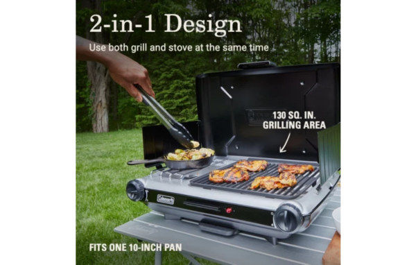 download_10_5ee534a3-5d56-4931-a65a-4bfe26bc3627.png Coleman Classic 2-in-1 Camping Grill / Stove