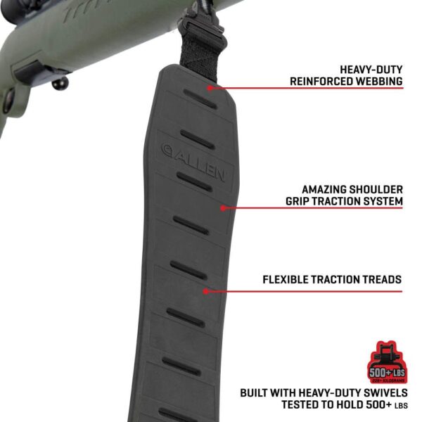 fcf21c8a9c9b39cbdd8e351d6ad08337cbeefe83797ad2968ad59710367809ff.jpg Allen Company KLNG Molded Rubber Sling - Midnight Gray