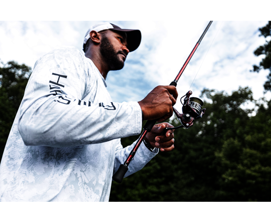 lkvdgs5_kvdrod_inuse.png Lews KVD Series Composite Squarebill / Red Eye Shad