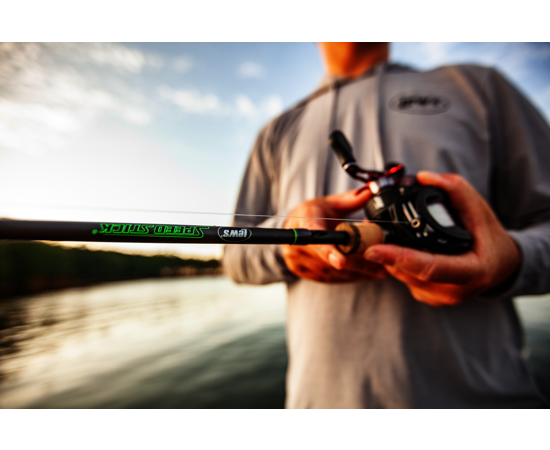 lss73mh_speedstickrods_inuse.png Lews Speed Stick Casting Rod